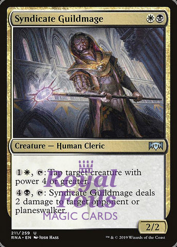 Syndicate Guildmage 2x FOIL RNA MTG Ravnica Allegiance Uncommon MINT white black