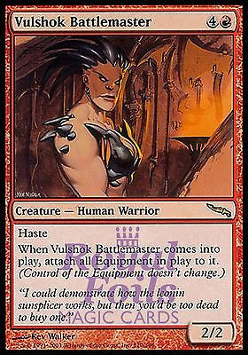 **1x FOIL Vulshok Battlemaster** MDN MTG Mirrodin Rare MINT red