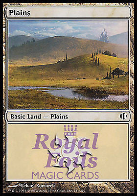 Plains #231 2x FOIL ALA MTG Shards of Alara MINT basic land