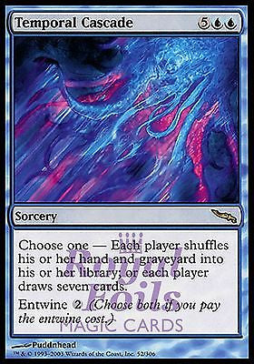 Temporal Cascade 1x FOIL MDN MTG Mirrodin Rare MINT blue