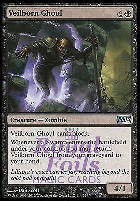 Veilborn Ghoul 2x FOIL MTG M13 Core Set Uncommon MINT black
