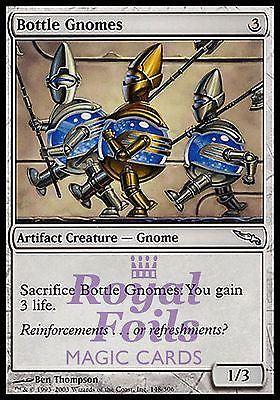 **2x FOIL Bottle Gnomes** MDN MTG Mirrodin Uncommon MINT artifact gnome