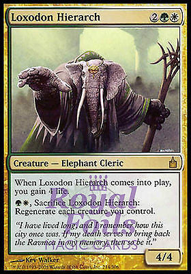 **1x FOIL Loxodon Hierarch RAV MTG Ravnica Rare MINT green white