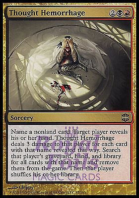 **1x FOIL Thought Hemorrhage** ARB MTG Alara Reborn Rare MINT black red