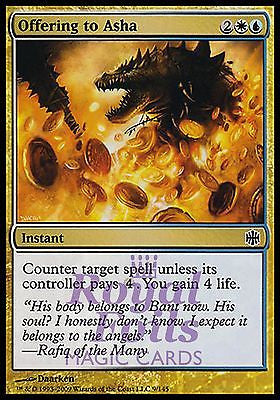 Offering to Asha 4x FOIL ARB MTG Alara Reborn Common MINT white blue