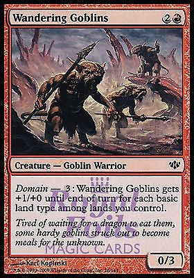 **4x FOIL Wandering Goblins** CON MTG Conflux MINT red