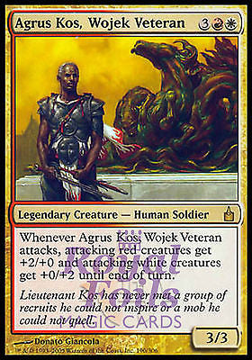 **1x FOIL Agrus Kos Wojek Veteran** RAV MTG Ravnica Rare MINT red white