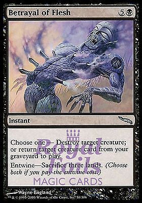 Betrayal of Flesh 3x FOIL MDN MTG Mirrodin Uncommon MINT black