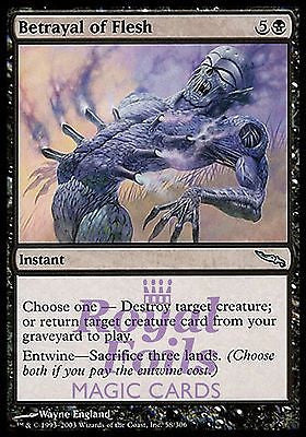 **3x FOIL Betrayal of Flesh** MDN MTG Mirrodin Uncommon MINT black instant