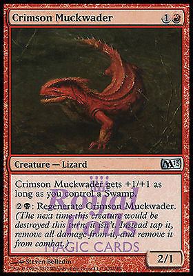 Crimson Muckwader 2x FOIL MTG M13 Core Set Uncommon MINT red