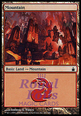 Mountain #301 2x FOIL RAV MTG Ravnica MINT basic land red