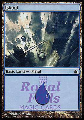 Island #294 2x FOIL RAV MTG Ravnica MINT basic land blue