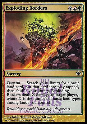 **4x FOIL Exploding Borders** CON MTG Conflux Common MINT red green