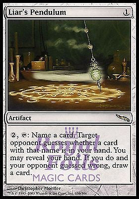 **2x FOIL Liar's Pendulum** MDN MTG Mirrodin Rare MINT artifact