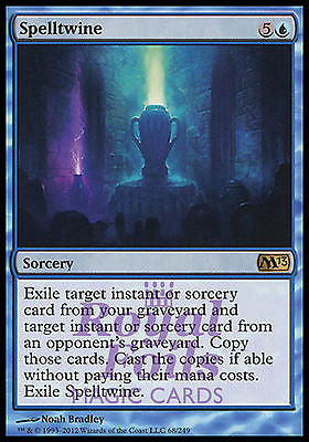 **1x FOIL Spelltwine** MTG M13 Core Set Rare MINT blue