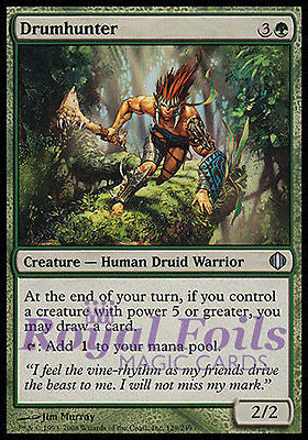 **1x FOIL Drumhunter** ALA MTG Shards of Alara Uncommon MINT green