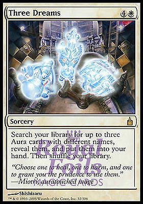 Three Dreams 1x FOIL RAV MTG Ravnica Rare MINT white