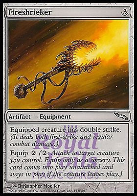 **1x FOIL Fireshrieker** MDN MTG Mirrodin Uncommon MINT artifact