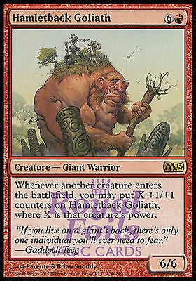 **2x FOIL Hamletback Goliath** MTG M13 Core Set Rare MINT red