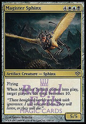 **1x FOIL Magister Sphinx** CON MTG Conflux Rare MINT artifact