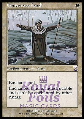 **1x FOIL Consecrate Land** TSS MTG Time Spiral Timeshifted NM white