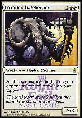 **1x FOIL Loxodon Gatekeeper** RAV MTG Ravnica Rare MINT white