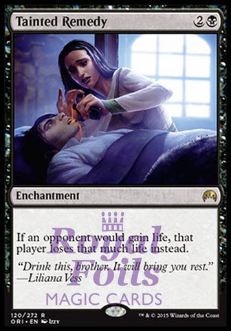 Tainted Remedy 1x FOIL ORI MTG Magic Origins Rare MINT black