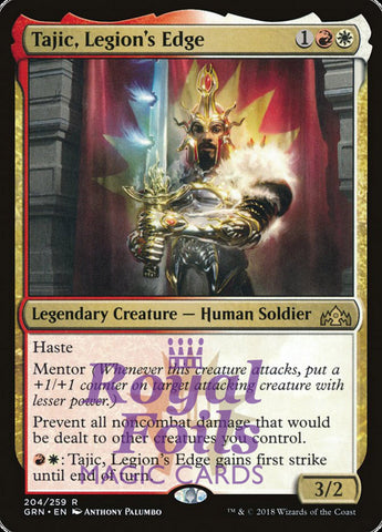 **1x FOIL Tajic Legion's Edge** GRN MTG Guilds of Ravnica Rare MINT red white