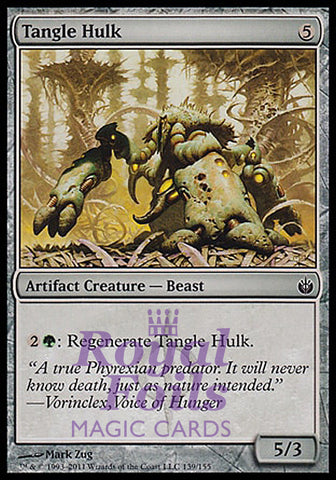 **4x FOIL Tangle Hulk** MBS MTG Mirrodin Besieged Common MINT artifact