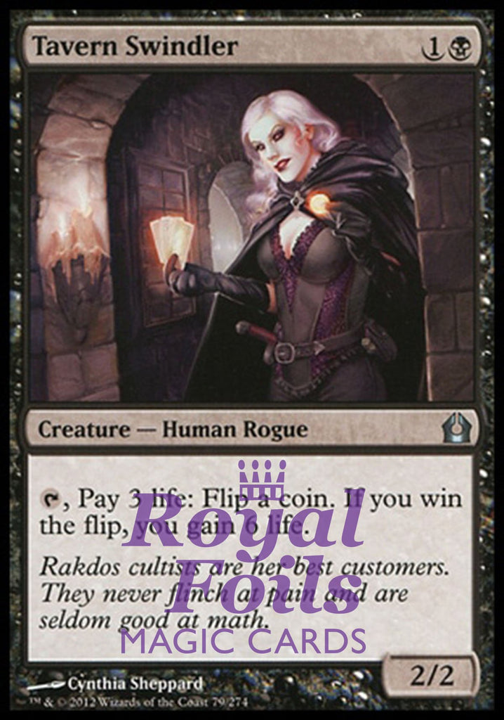 Tavern Swindler 2x FOIL RTR MTG Return to Ravnica Uncommon MINT black