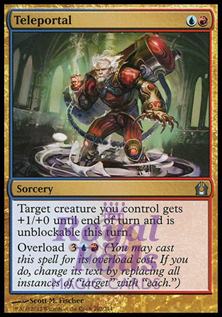 Teleportal 2x FOIL RTR MTG Return to Ravnica Uncommon MINT red blue