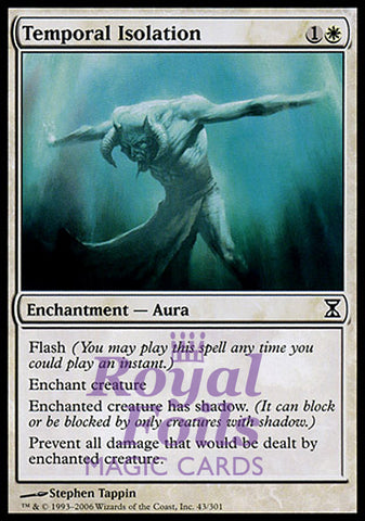 **1x FOIL Temporal Isolation** TSP MTG Time Spiral Common MINT white