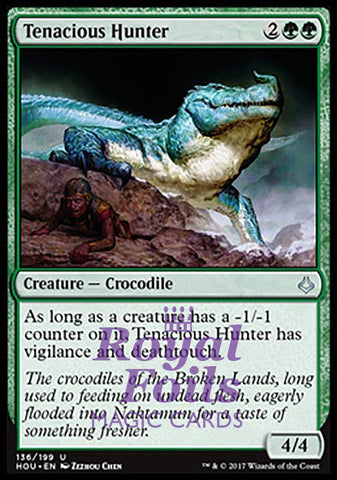 **2x FOIL Tenacious Hunter** HOU MTG Hour of Devastation Uncommon MINT green