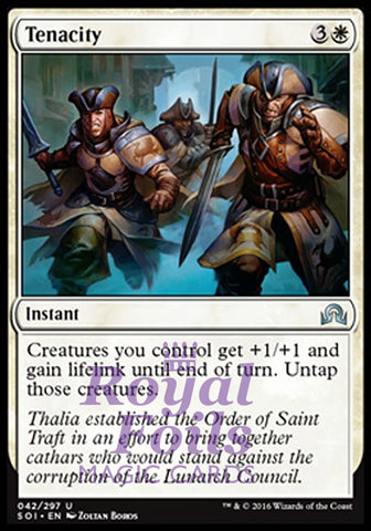 Tenacity 2x FOIL SOI MTG Shadows Over Innistrad Uncommon MINT white