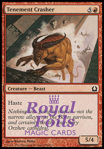Tenement Crasher 4x FOIL RTR MTG Return to Ravnica Common MINT red