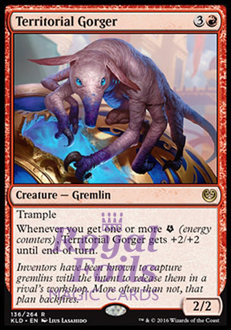 Territorial Gorger 2x FOIL KLD MTG Kaladesh Rare MINT red