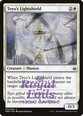 Teyo's Lightshield 3x FOIL WAR MTG War of the Spark Common MINT white