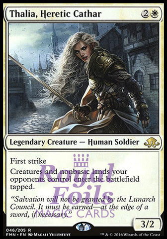 Thalia Heretic Cathar 1x FOIL EMN MTG Eldritch Moon Rare MINT white