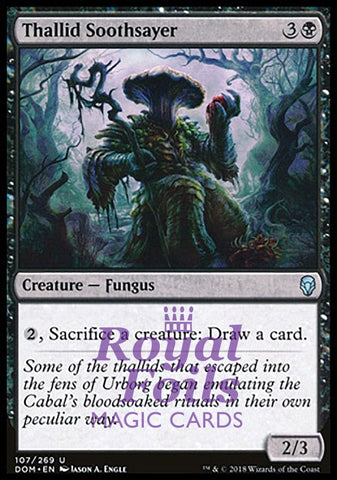 Thallid Soothsayer 2x FOIL DOM MTG Dominaria Uncommon MINT black