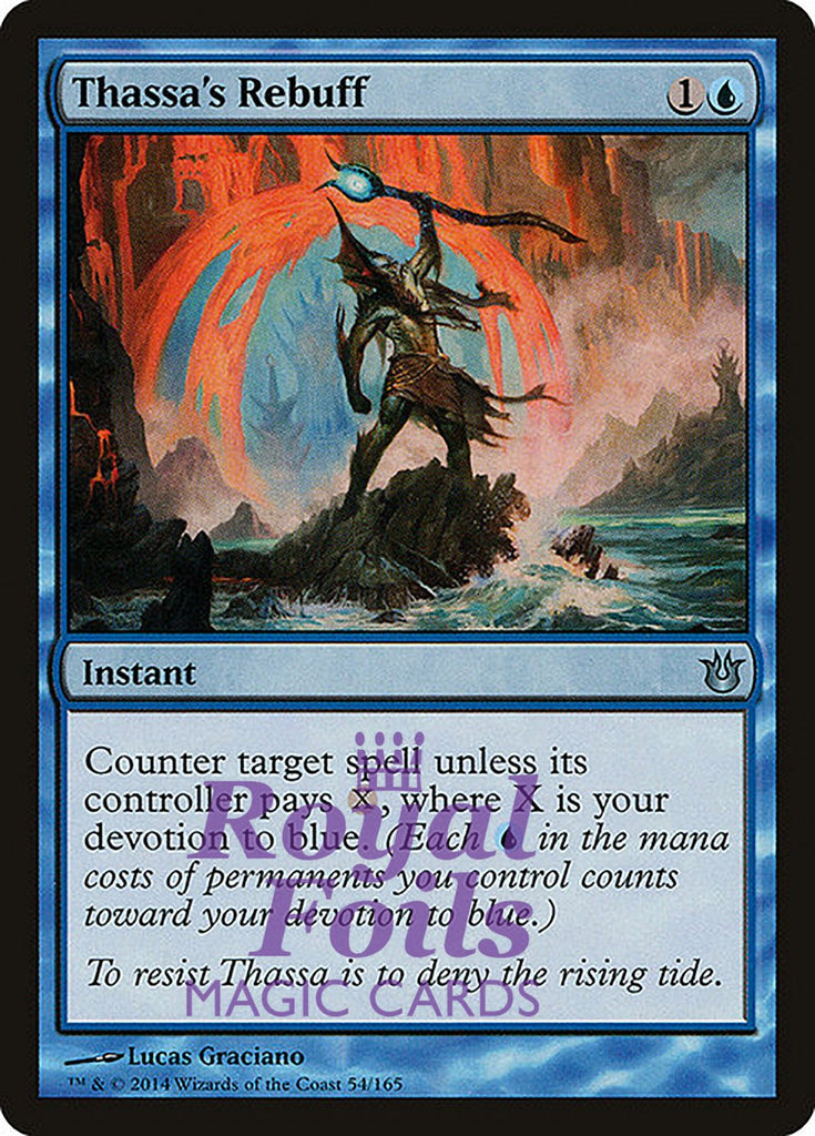 Thassa's Rebuff 2x FOIL BNG MTG Born of the Gods Uncommon MINT blue