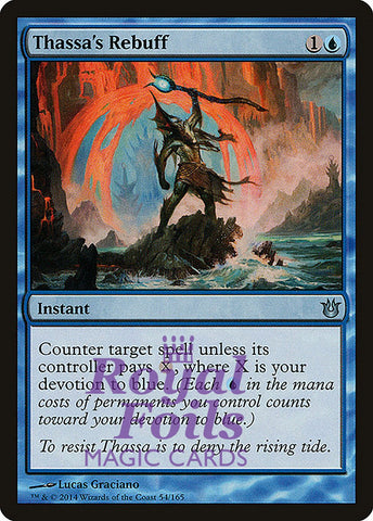 Thassa's Rebuff 2x FOIL BNG MTG Born of the Gods Uncommon MINT blue