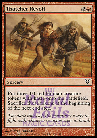 Thatcher Revolt 2x FOIL AVR MTG Avacyn Restored Common MINT red