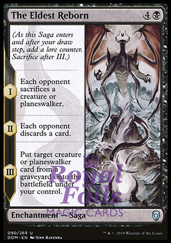 The Eldest Reborn 1x FOIL DOM MTG Dominaria Uncommon MINT black