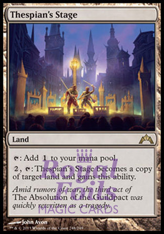 Thespian's Stage 1x FOIL GTC MTG Gatecrash Rare MINT land