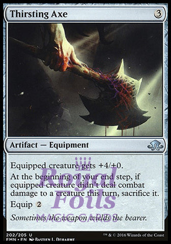 Thirsting Axe 4x FOIL EMN MTG Eldritch Moon Uncommon MINT artifact