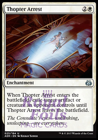 **2x FOIL Thopter Arrest** AER MTG Aether Revolt Uncommon MINT white