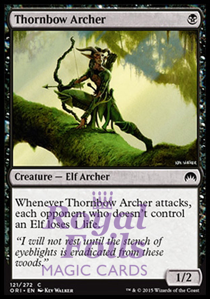 **2x FOIL Thornbow Archer** ORI MTG Magic Origins Common MINT black