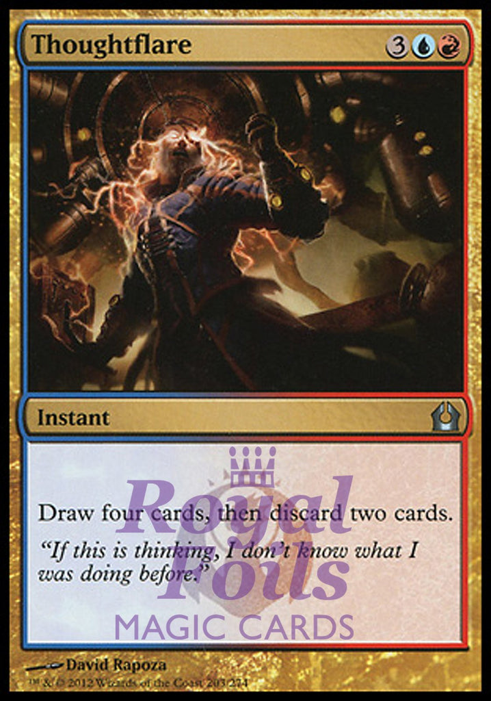 Thoughtflare 2x FOIL RTR MTG Return to Ravnica Uncommon MINT blue red