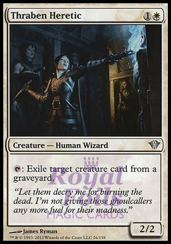 Thraben Heretic 4x FOIL DKA MTG Dark Ascension Uncommon 1 MINT 3 NM white