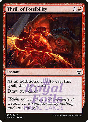 Thrill of Possibility 4x FOIL THB MTG Theros Beyond Death Common MINT red